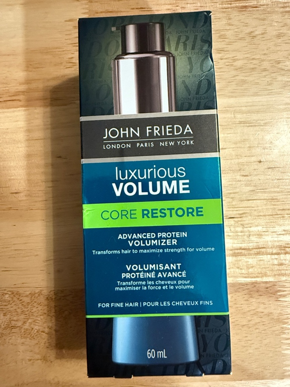 Luxurious Volume Core Restore Advanced Protein Volumizer - Blue/Green